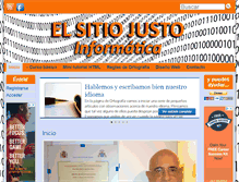 Tablet Screenshot of elsitiojusto.com